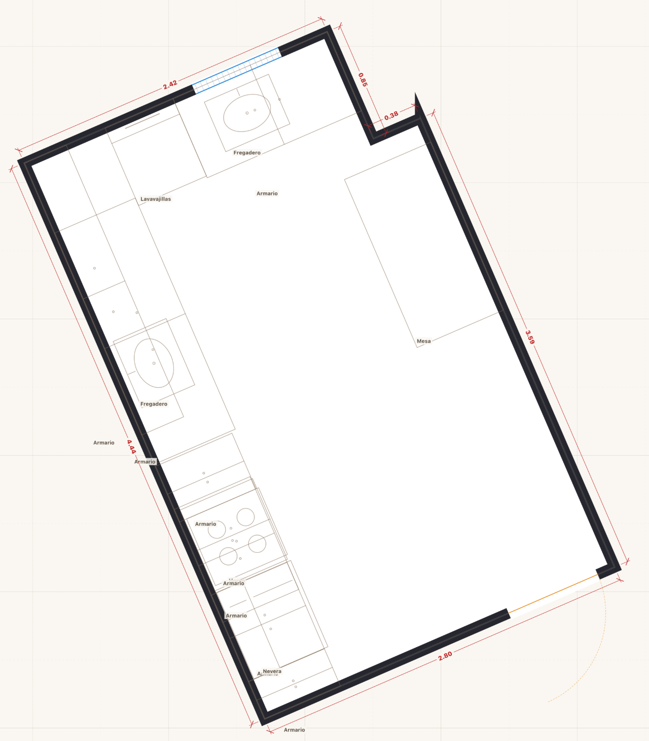 Plano de planta 2D